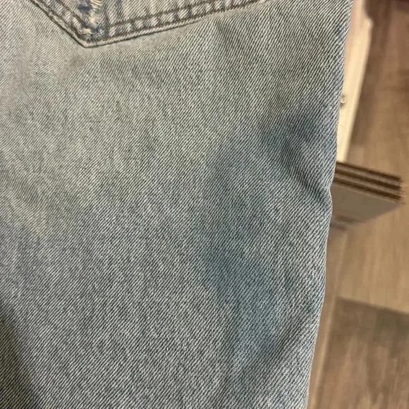 AGOLDE Riley High Rise Straight Crop in Whiplash Distressed Jeans - Picture 9 of 9